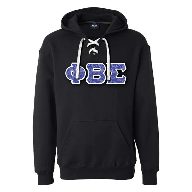 Fraternity Hockey Lace Hoodie - TWILL