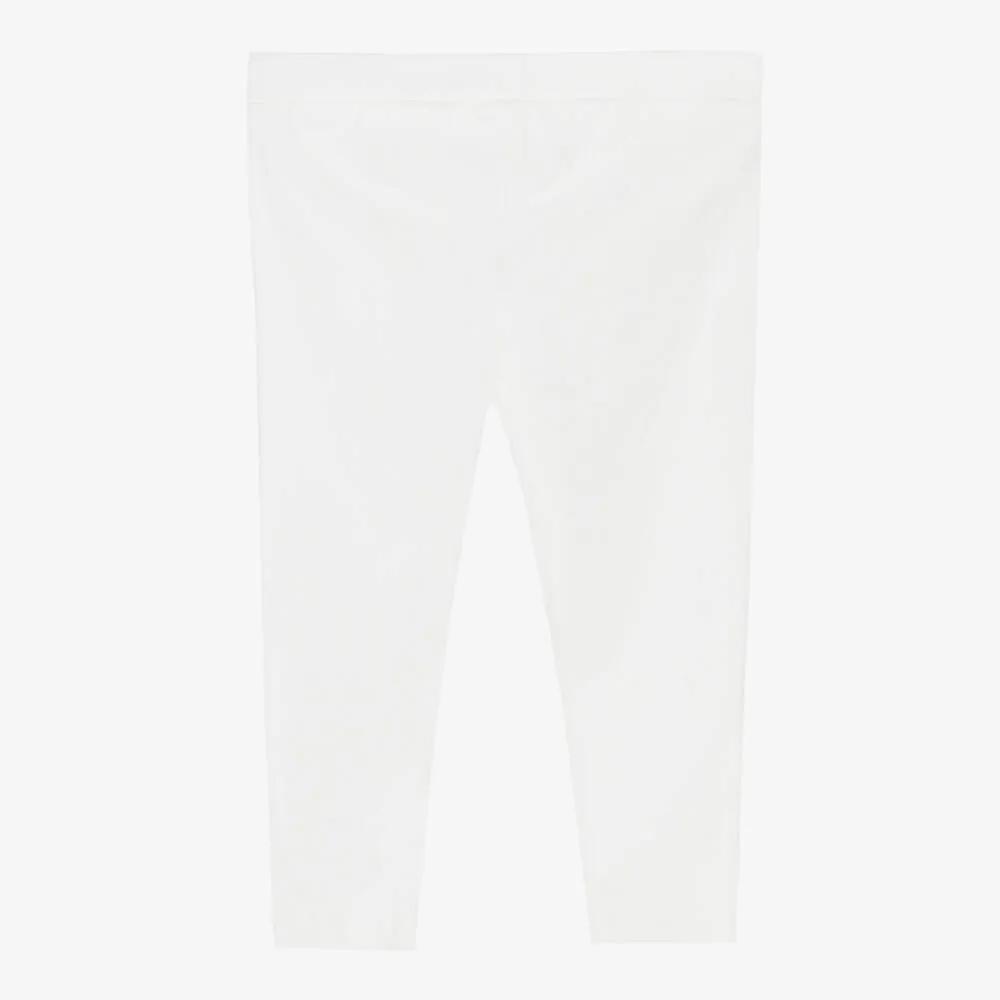 Girls Ivory Logo Leggings