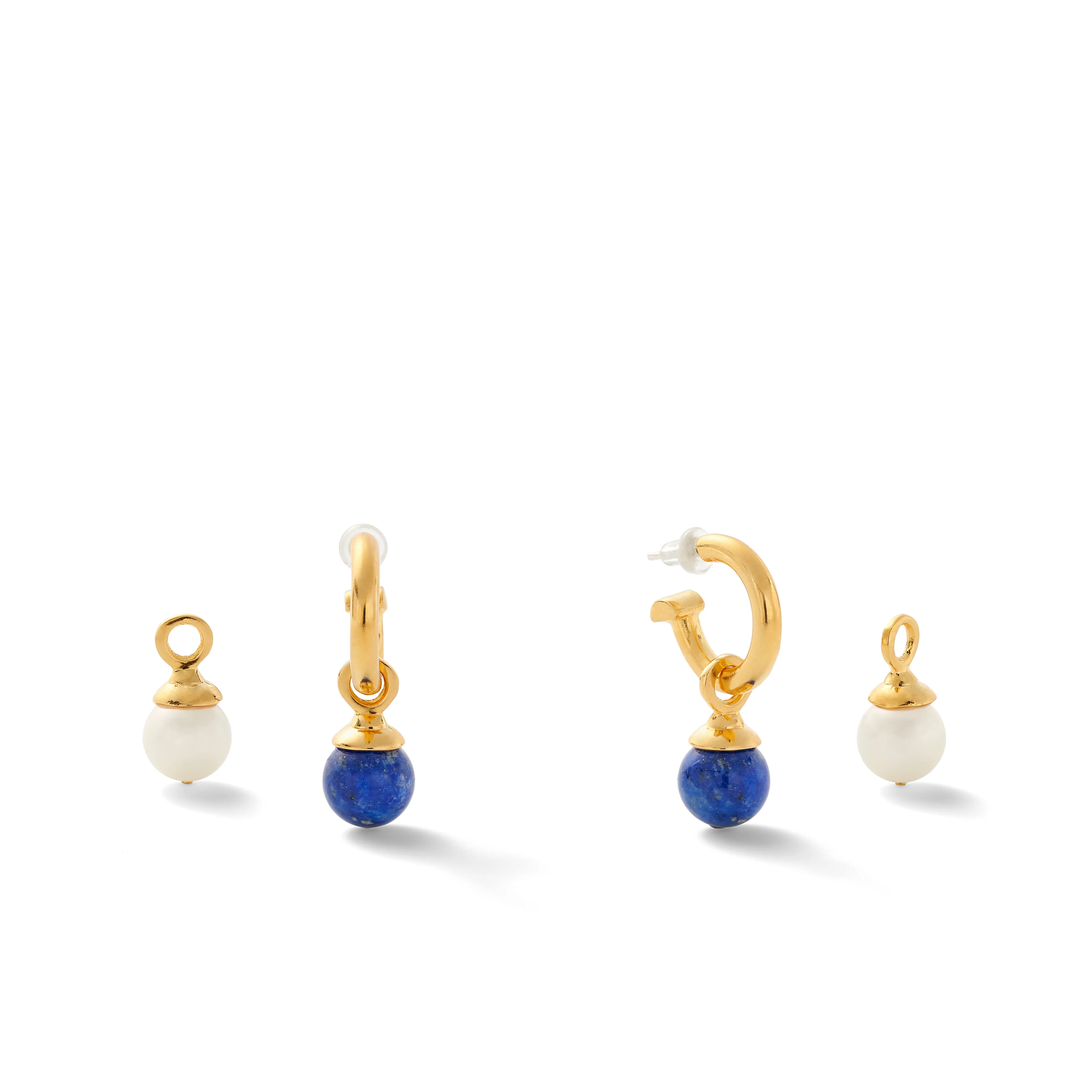 Gold + Lapis Mia Earring