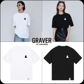 GRAVER  |Unisex Street Style Cotton Short Sleeves Logo T-Shirts