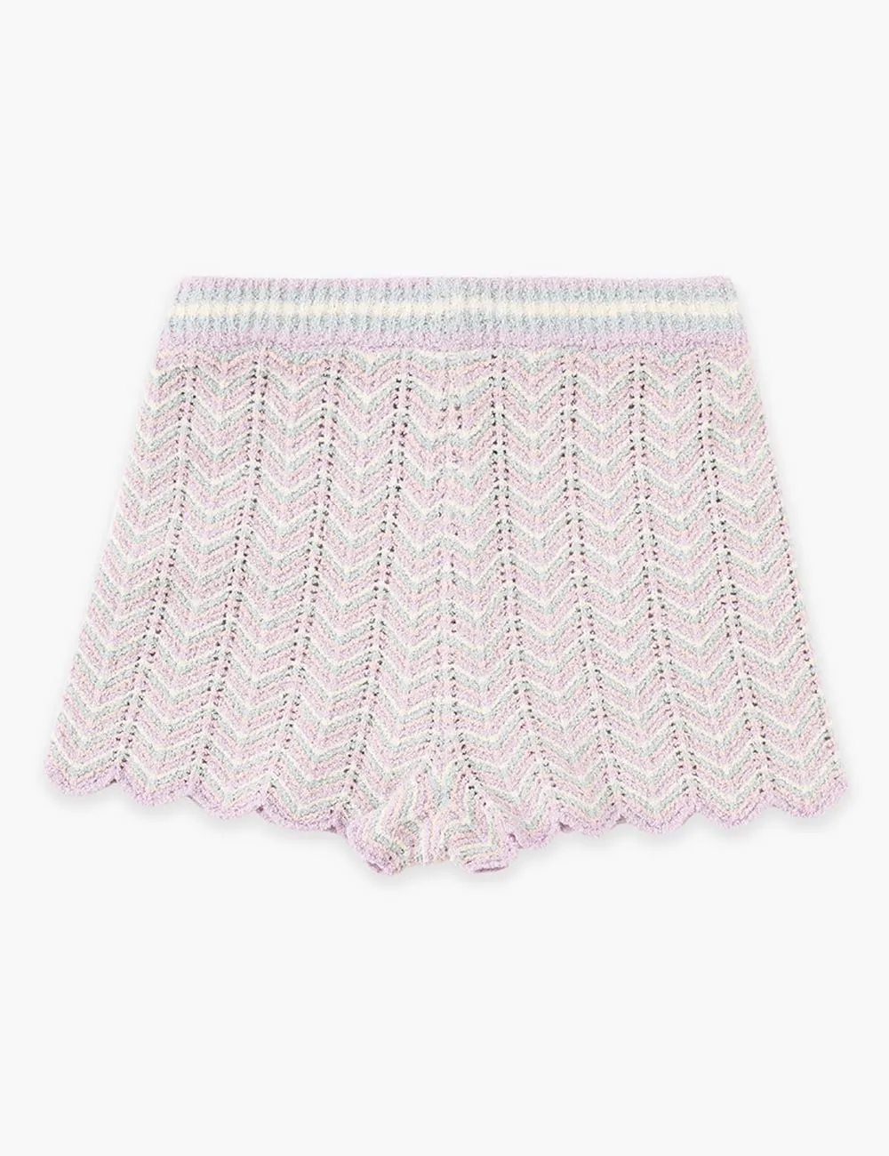 Halliday Textured Knit Shorts