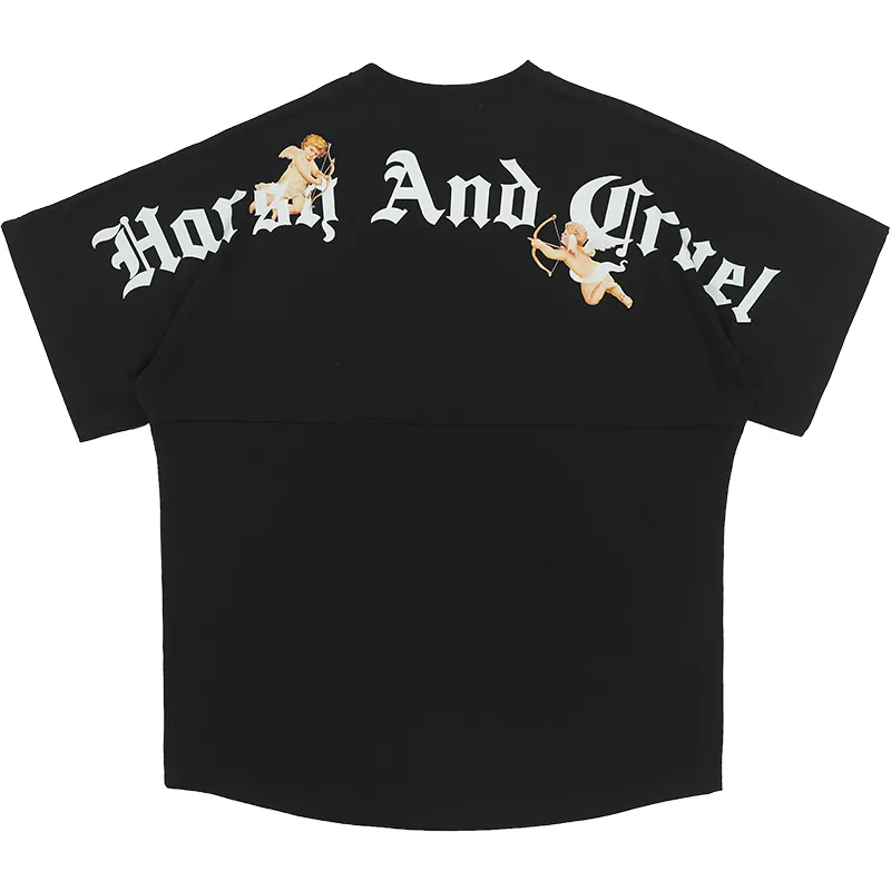 HARSH AND CRUEL  |Crew Neck Unisex Cotton Short Sleeves Crew Neck T-Shirts