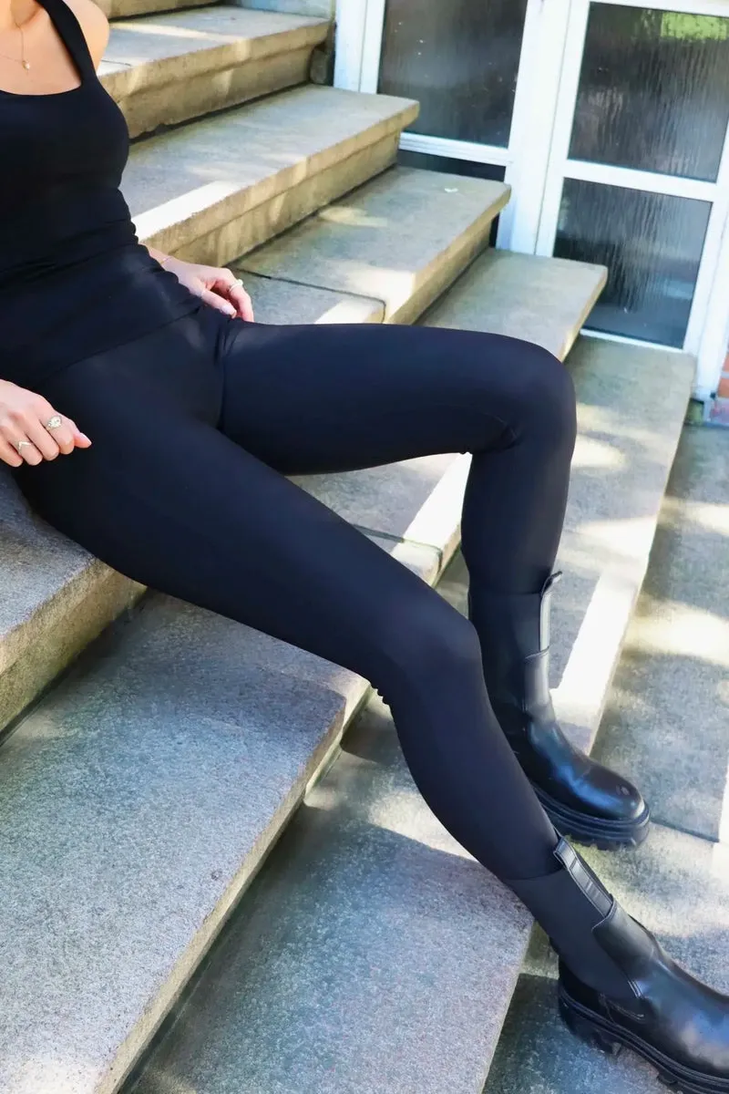 Henne Leggings | Black | Leggings fra Liberté