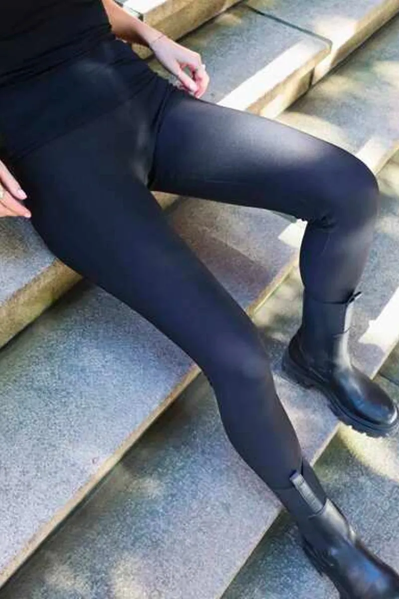 Henne Leggings | Black | Leggings fra Liberté