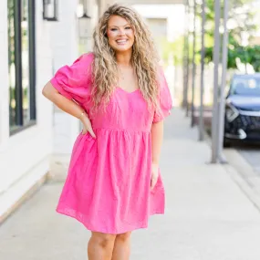 Hey Cutie Pie Dress, Hot Pink