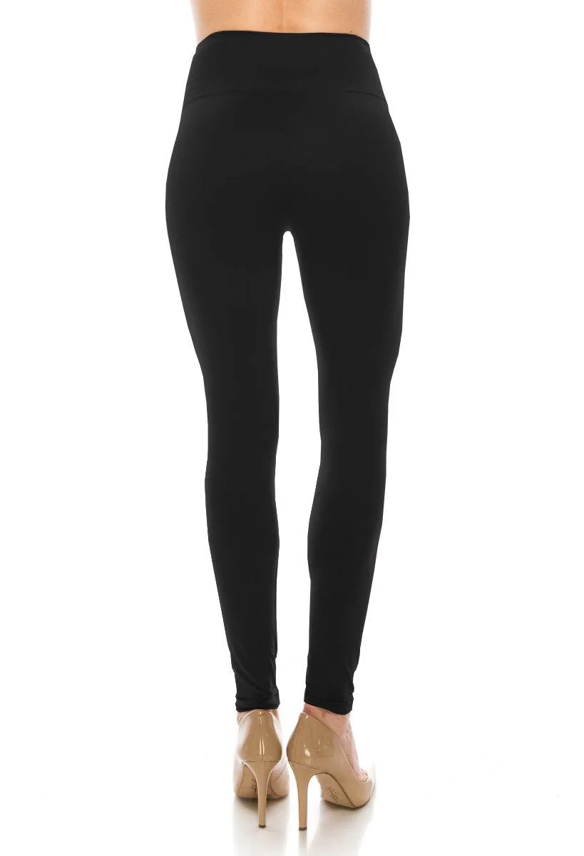 High Waist Leggings - 5 Waistband