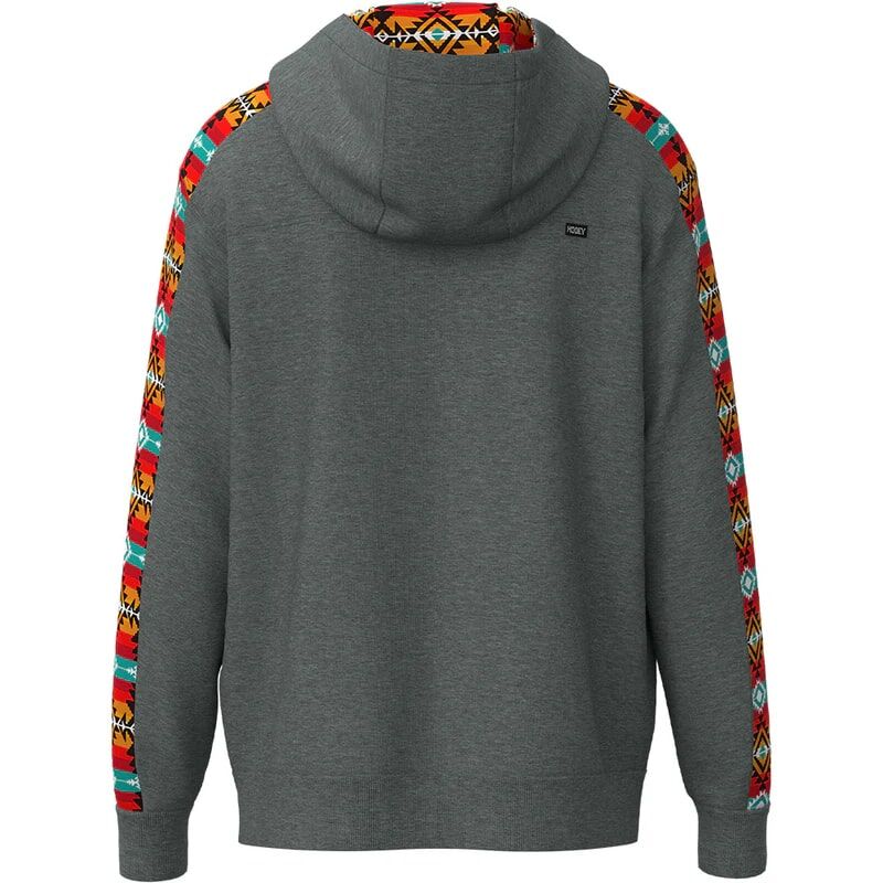 Hooey Men's Canyon Aztec Roughy Hoody in Grey