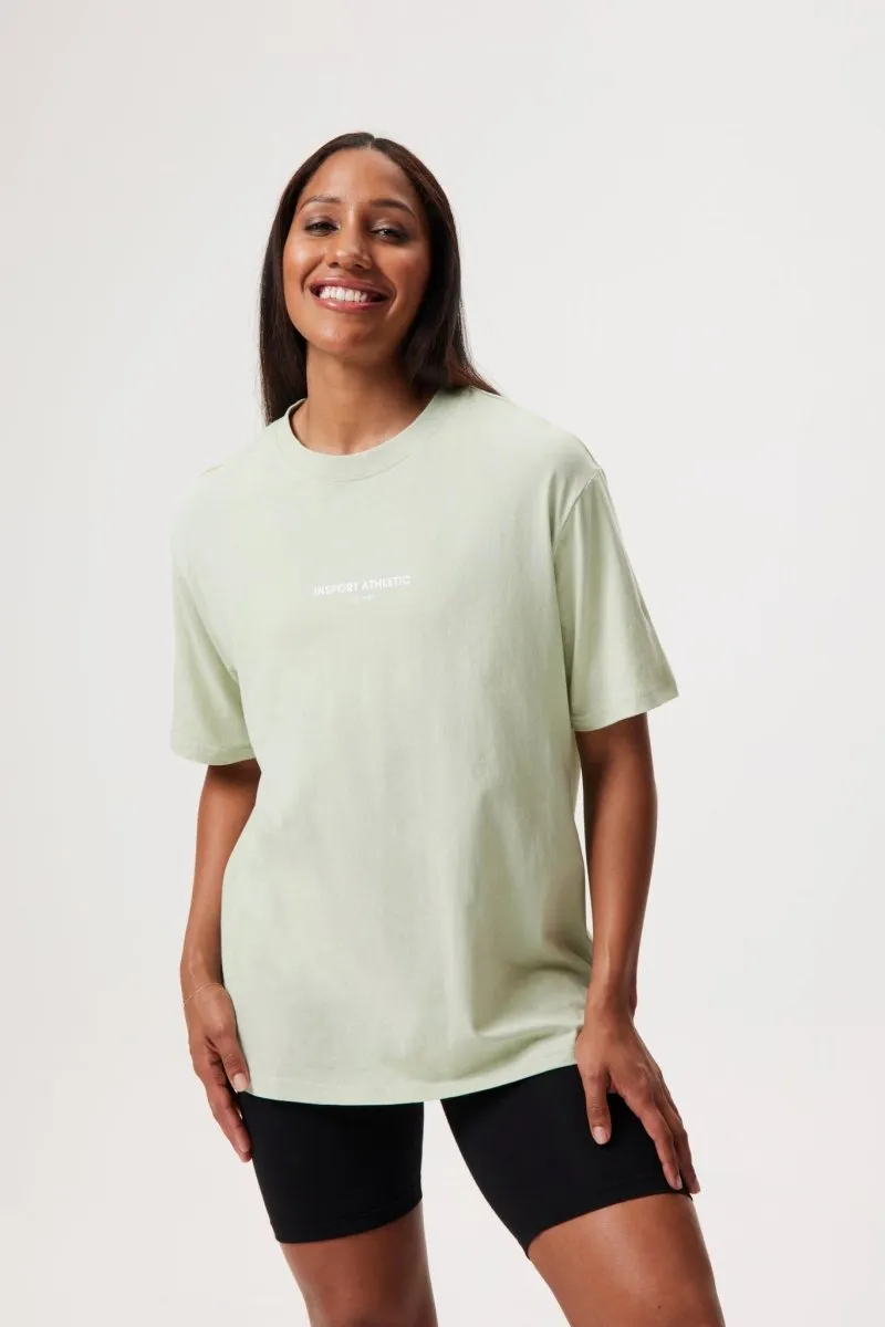 INSPORT WOMEN'S BAILEY OVERSIZED GREEN TEE