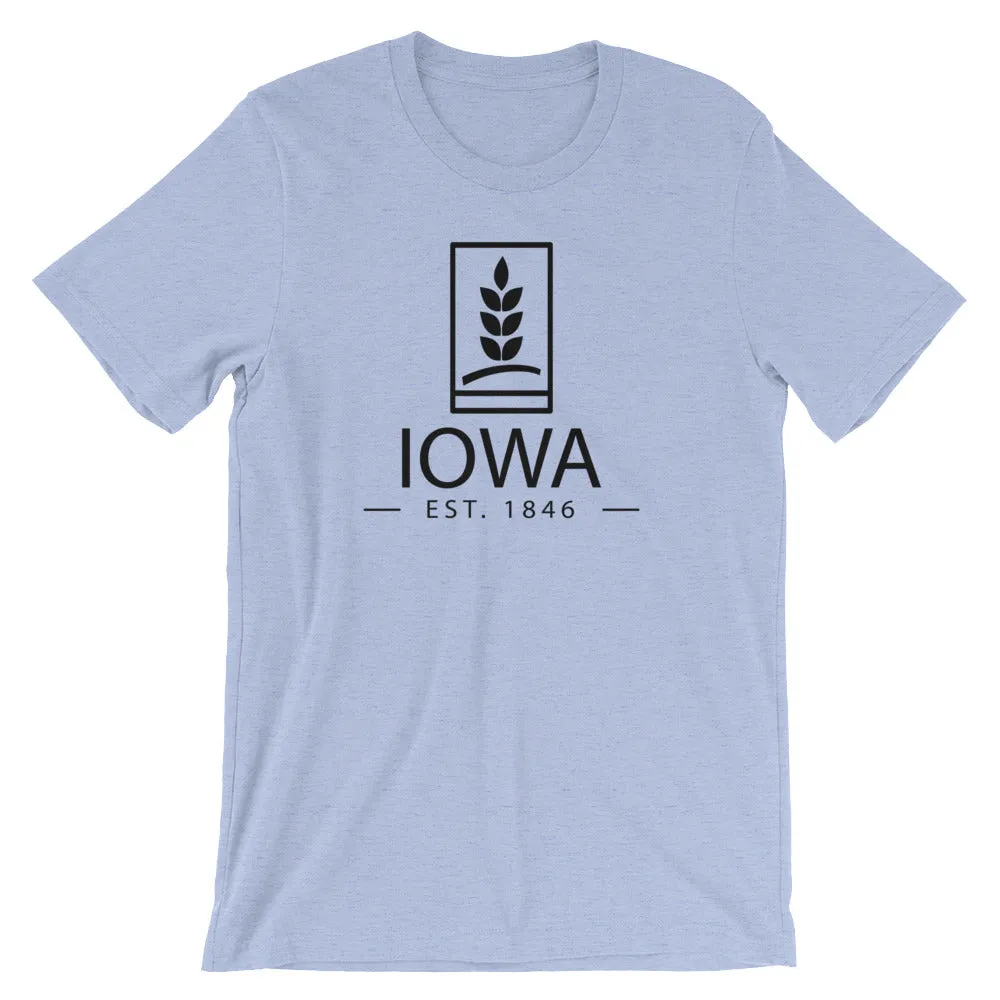 Iowa - Short-Sleeve Unisex T-Shirt - Established