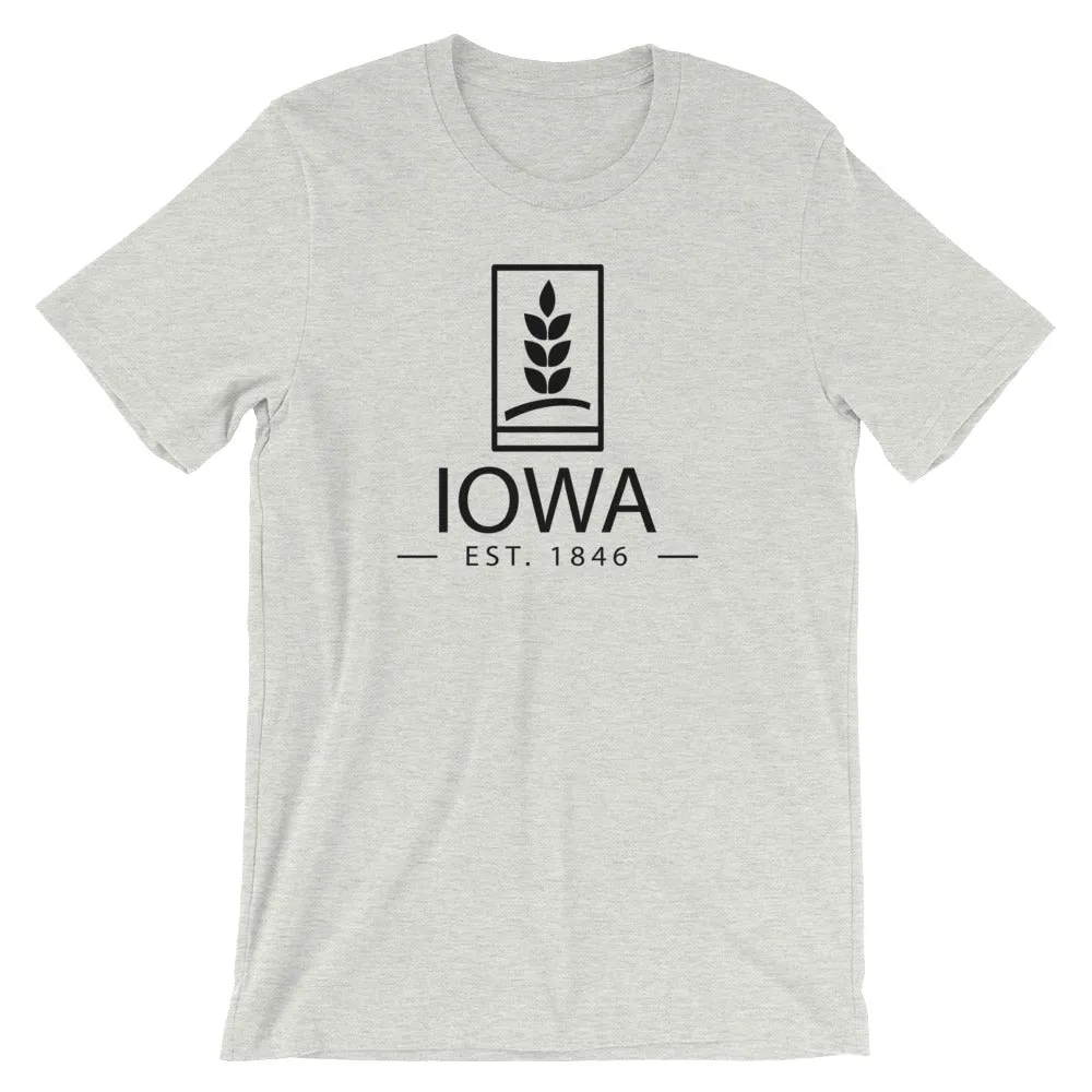 Iowa - Short-Sleeve Unisex T-Shirt - Established