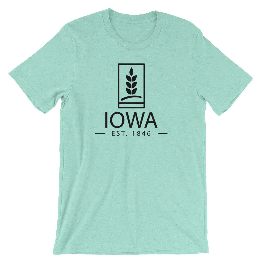 Iowa - Short-Sleeve Unisex T-Shirt - Established