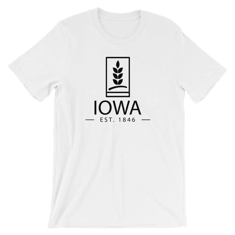 Iowa - Short-Sleeve Unisex T-Shirt - Established