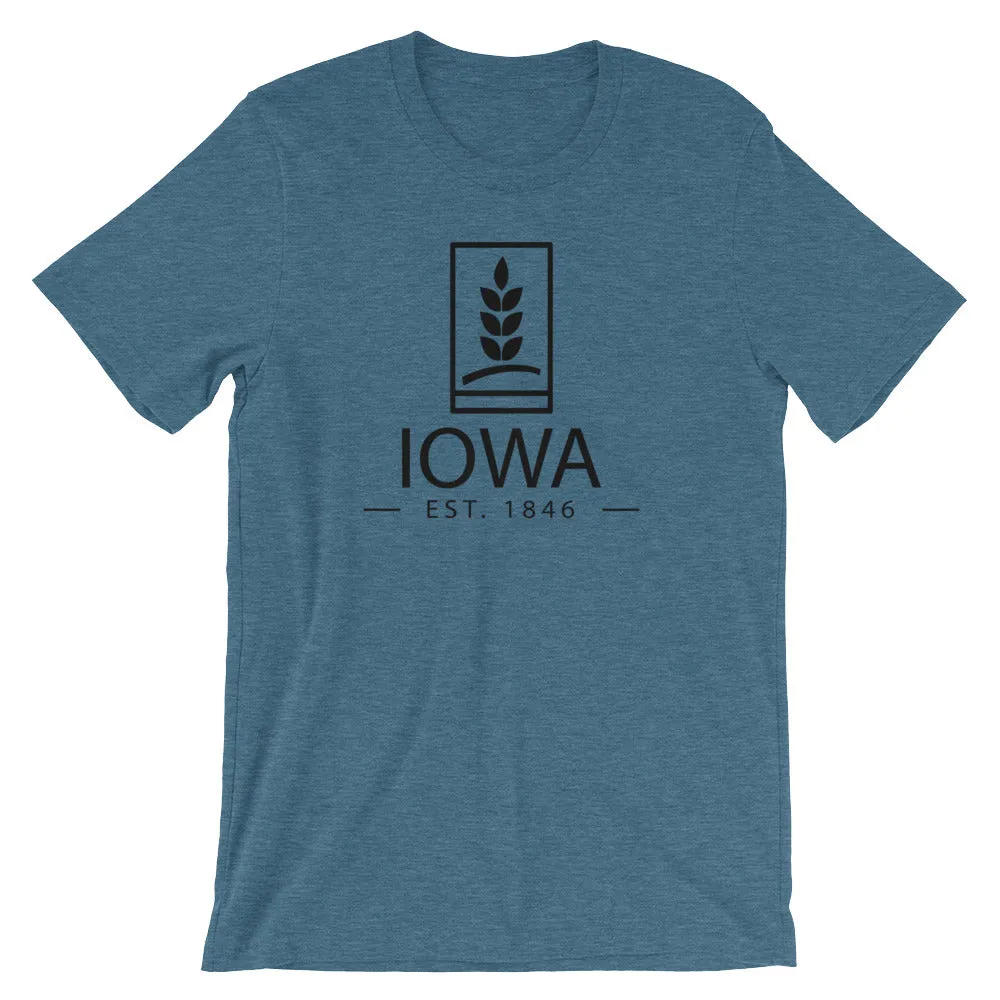 Iowa - Short-Sleeve Unisex T-Shirt - Established