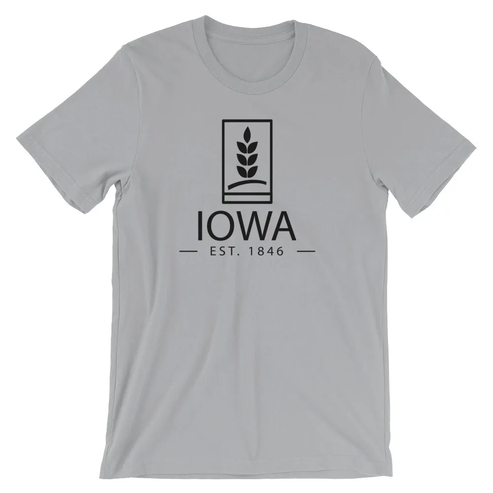 Iowa - Short-Sleeve Unisex T-Shirt - Established