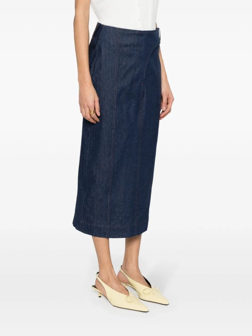 Jacquemus La Jupe de-Nmes Obra in Navy/Brown