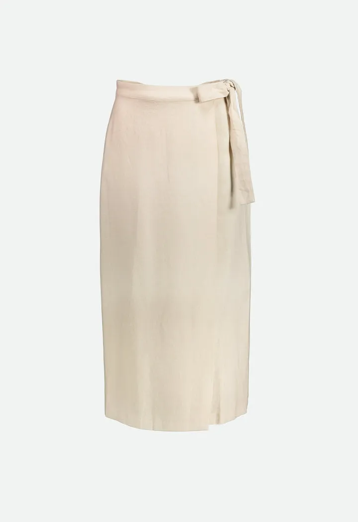 Linen Wrap Skirt