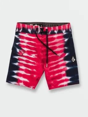 Little Boys Quatro De Julio Trunks - Red