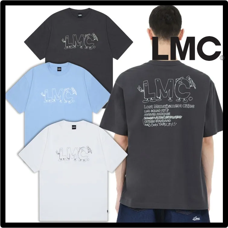 LMC  |Unisex Street Style Logo T-Shirts