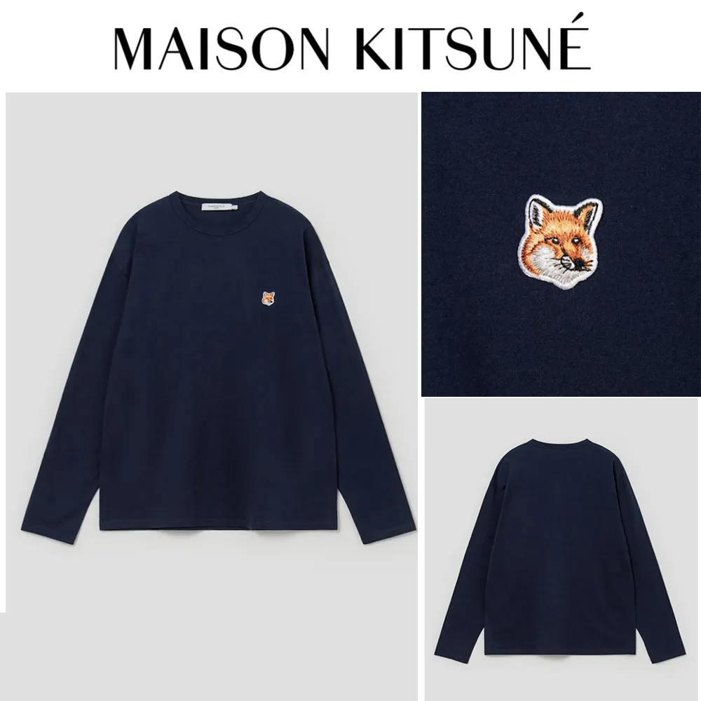 MAISON KITSUNE  |Unisex Plain Other Animal Patterns Logo Designers