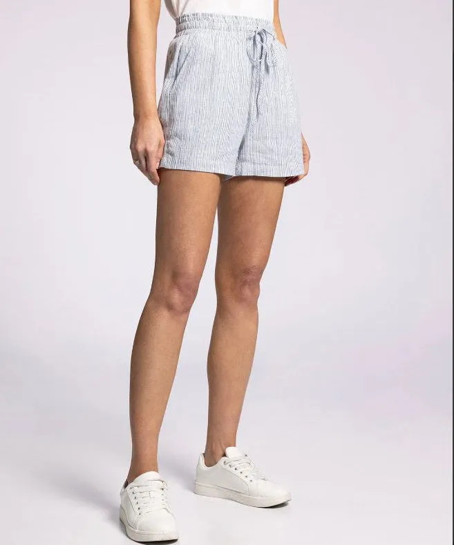 Mali Shorts - Navy/White