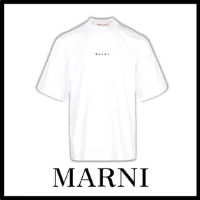 MARNI  |Unisex Street Style Logo Designers T-Shirts