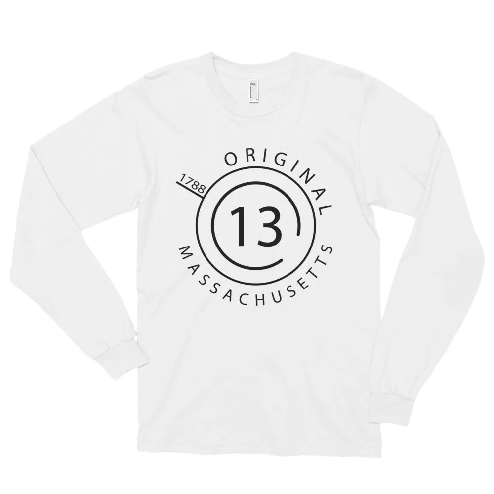 Massachusetts - Long sleeve t-shirt (unisex) - Original 13