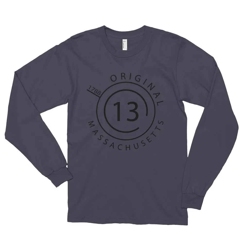 Massachusetts - Long sleeve t-shirt (unisex) - Original 13