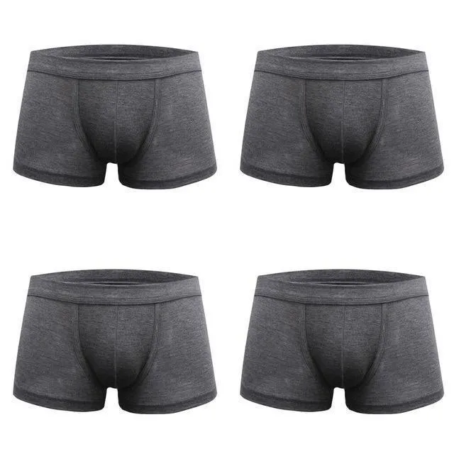 Men Boxer Shorts - 4 Pcs/Set