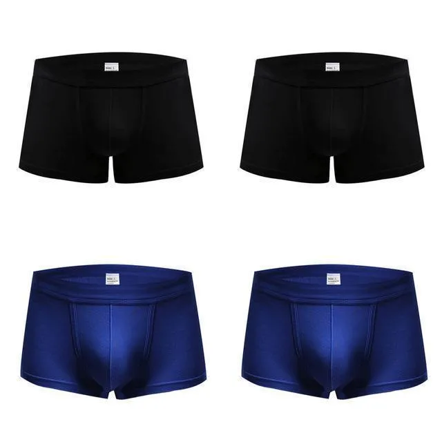 Men Boxer Shorts - 4 Pcs/Set