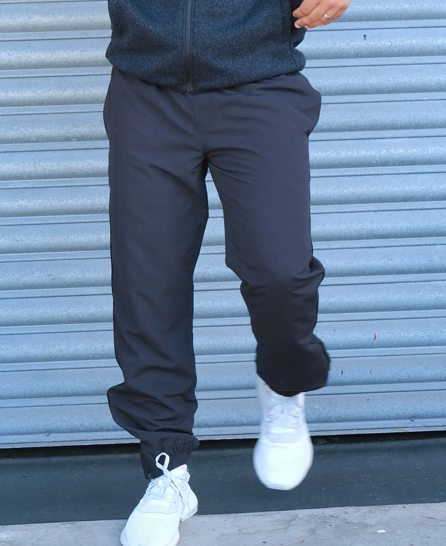 Men's Elite Active Trackpants in Black | Postie