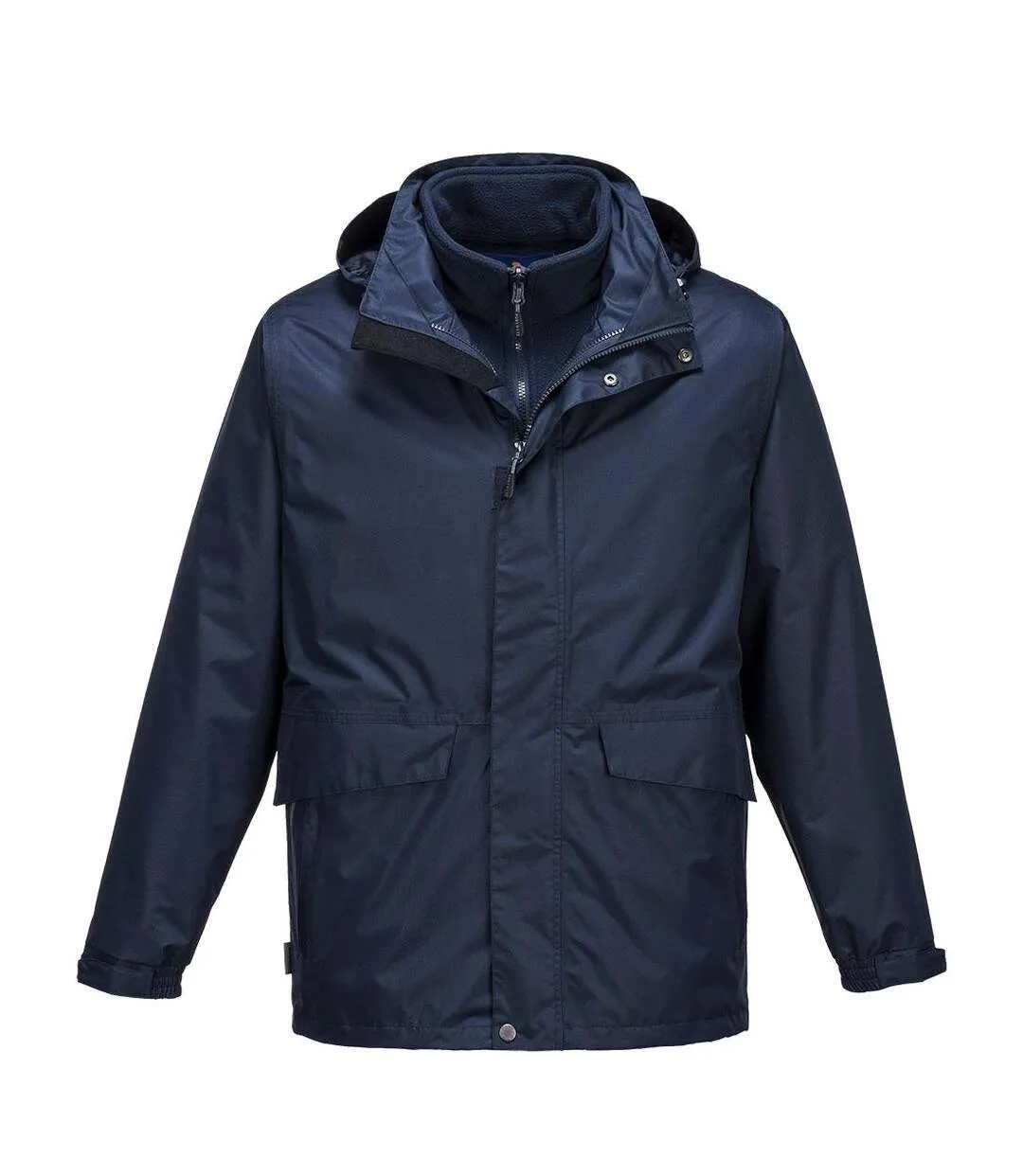 Mens argo 3 in 1 breathable jacket navy Portwest