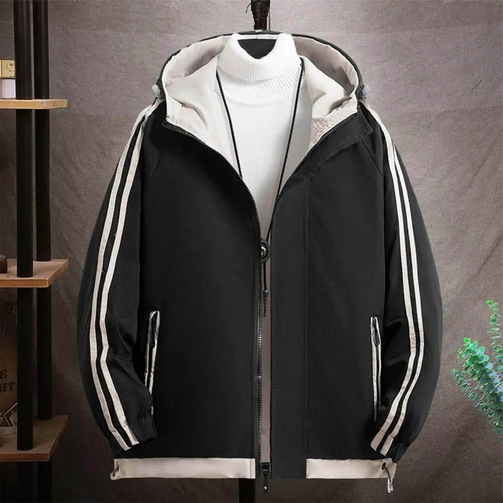 Men's Two Bar Hooded Jacket