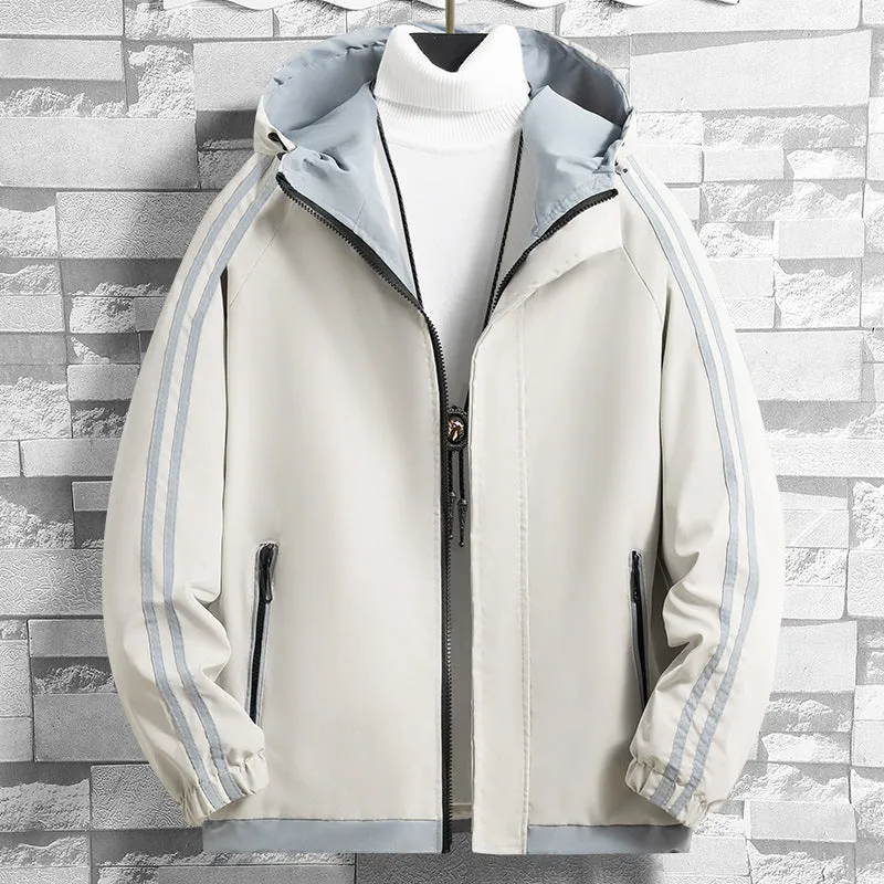 Men's Two Bar Hooded Jacket