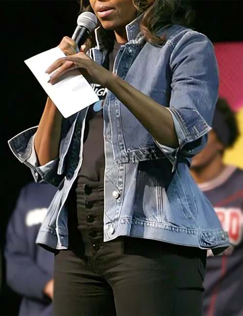 Michelle Obama Jean Jacket - William Jacket