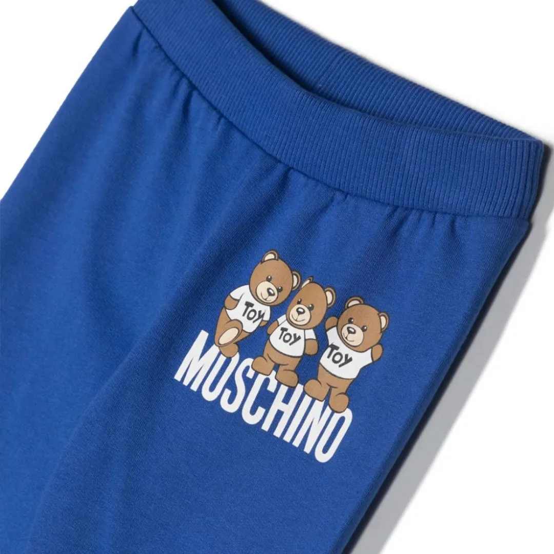 Moschino Trackpants Bear Logo Blue