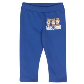 Moschino Trackpants Bear Logo Blue