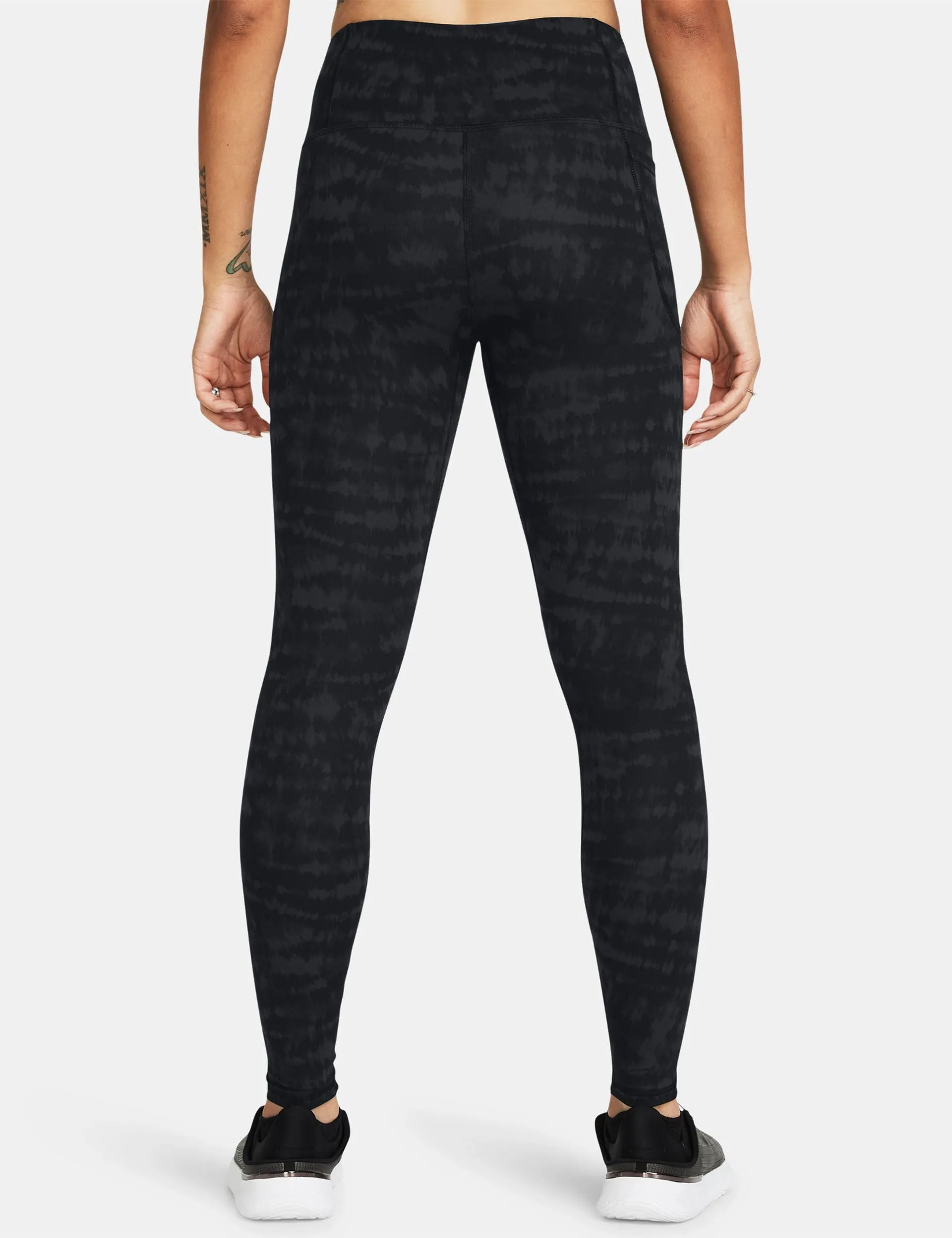 Motion Printed Leggings - Black/Anthracite