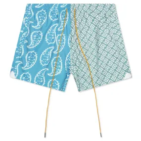 Multi-Paisley Trunks - Marine