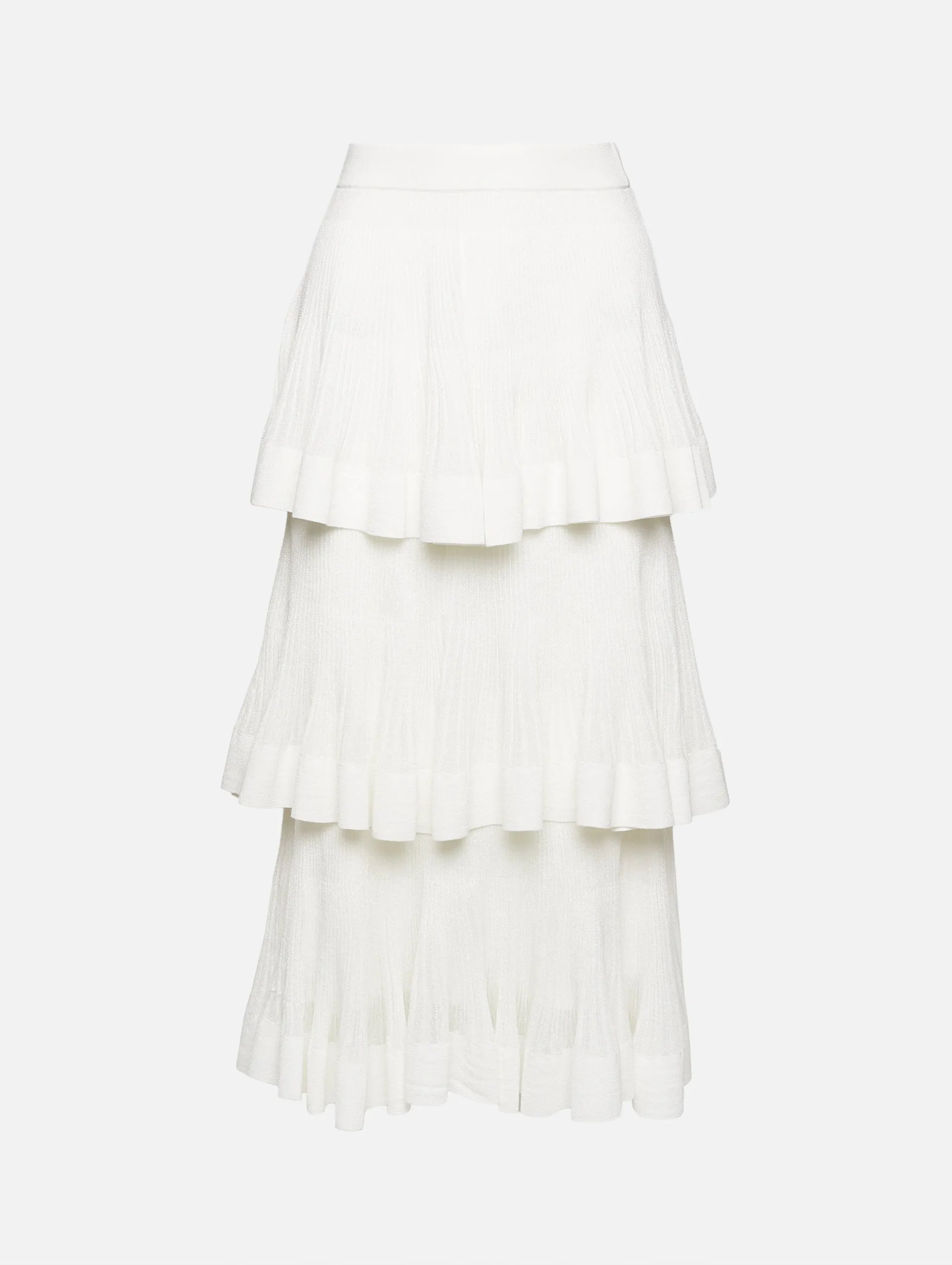 Natura Tiered Ruffle Skirt