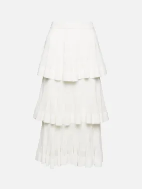 Natura Tiered Ruffle Skirt