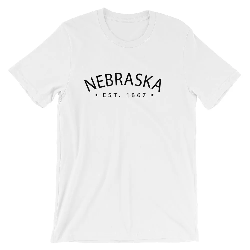 Nebraska - Short-Sleeve Unisex T-Shirt - Established