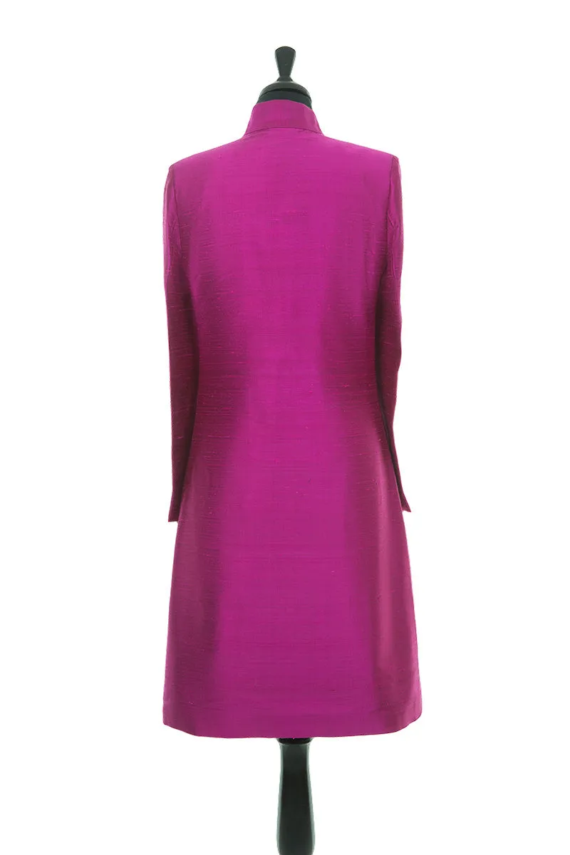 Nehru Coat in Wild Orchid