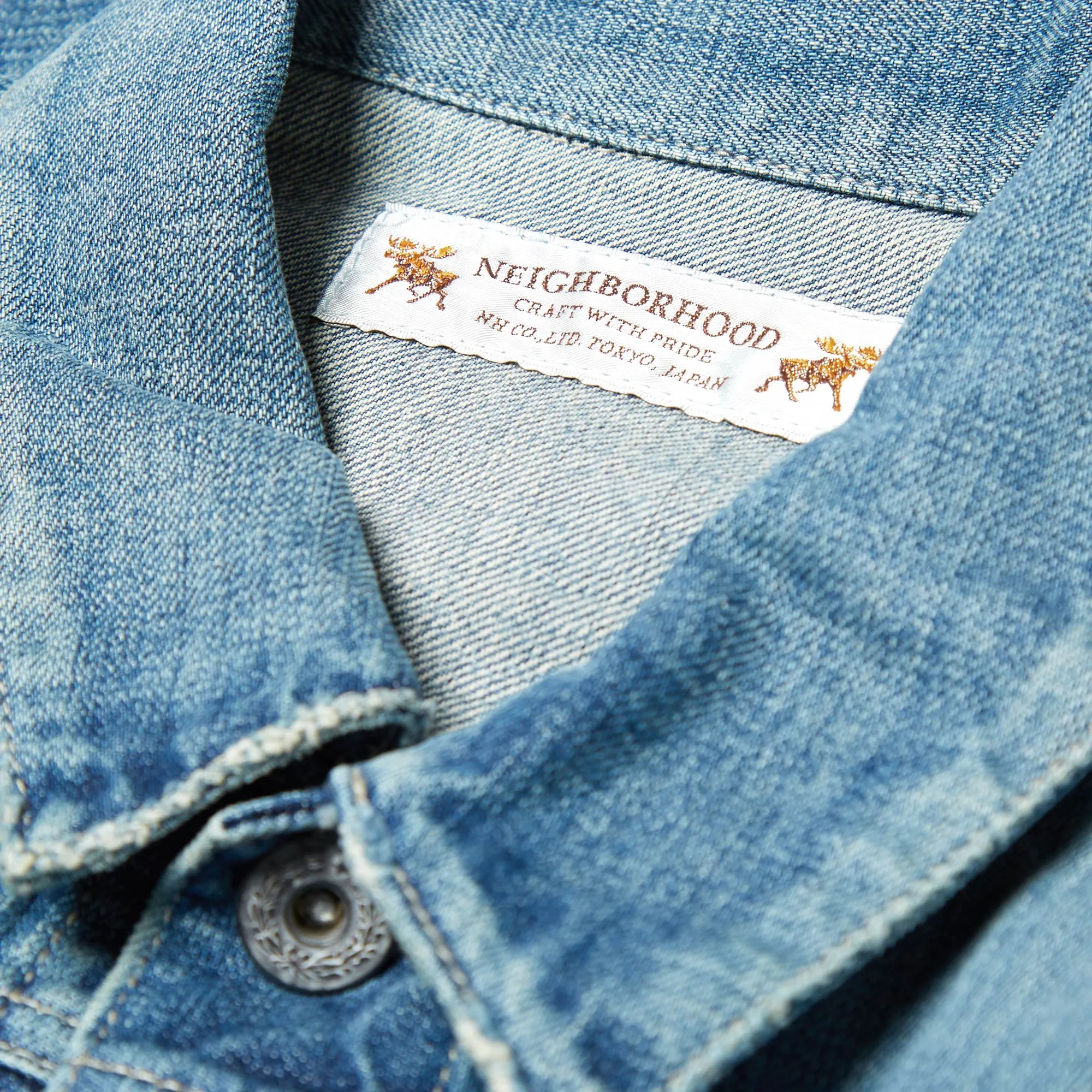 Neighborhood Cuff Trim Savage Stockman JacketIndigo