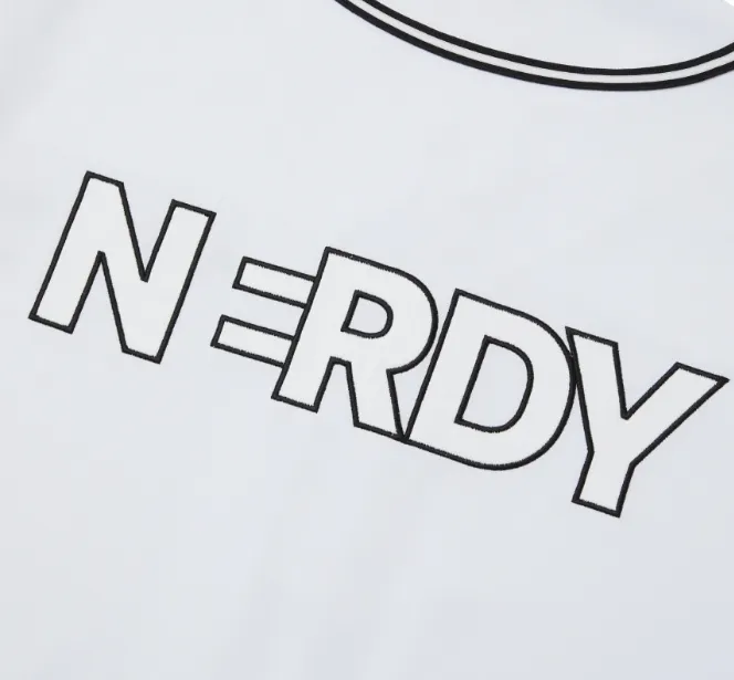 NERDY  |Unisex Street Style Logo T-Shirts