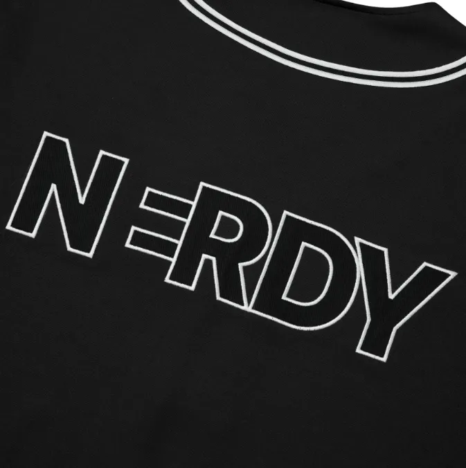 NERDY  |Unisex Street Style Logo T-Shirts