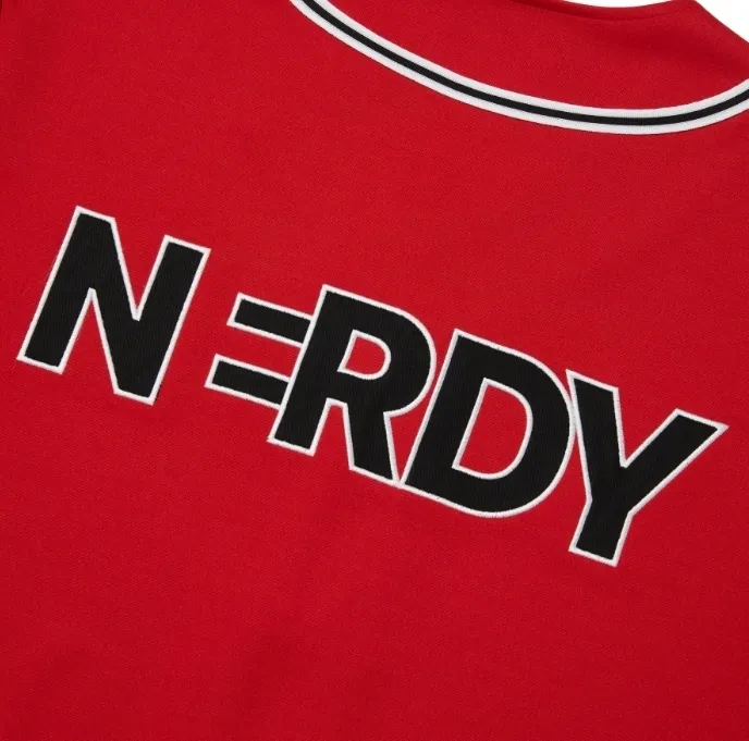 NERDY  |Unisex Street Style Logo T-Shirts