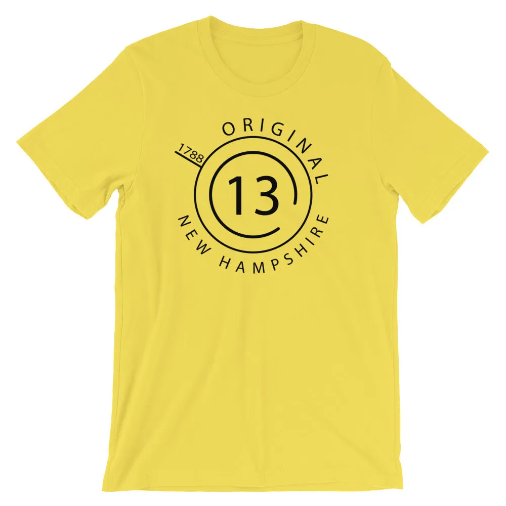 New Hampshire - Short-Sleeve Unisex T-Shirt - Original 13