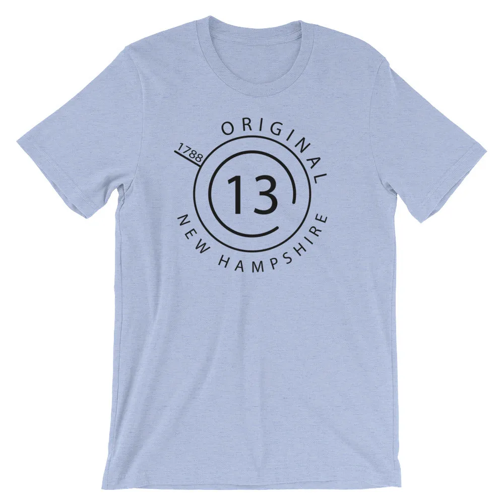 New Hampshire - Short-Sleeve Unisex T-Shirt - Original 13