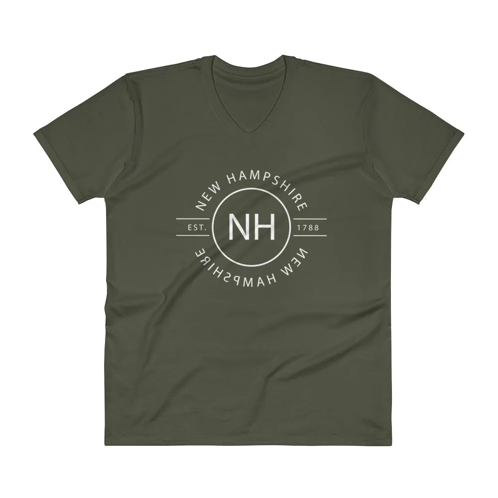 New Hampshire - V-Neck T-Shirt - Reflections