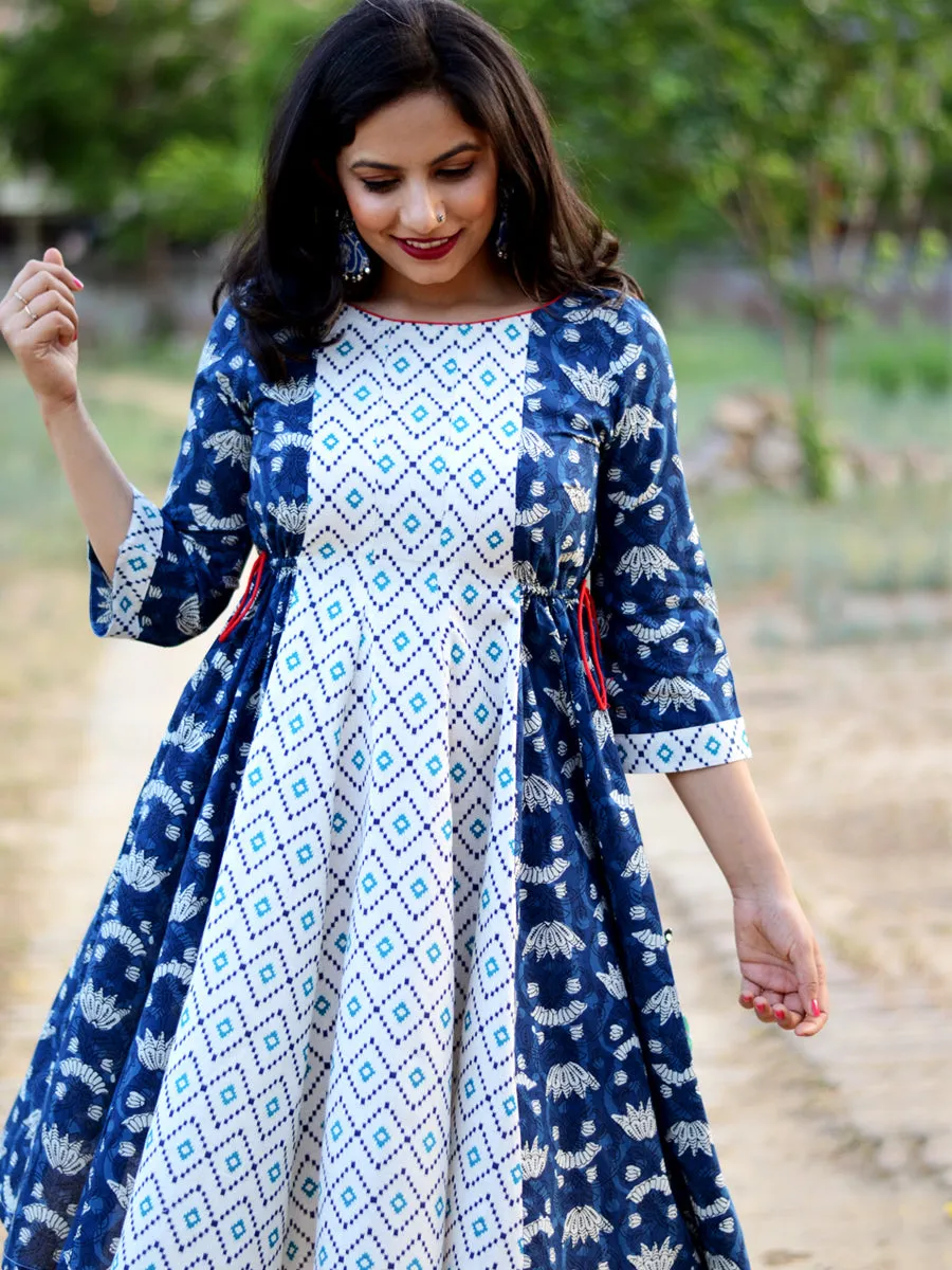 Nohra Indigo Dress